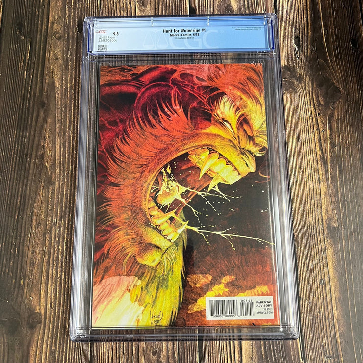 Bry's Comics Hunt for Wolverine #1 CGC 9.8 1:500 Remastered Wraparound Cover