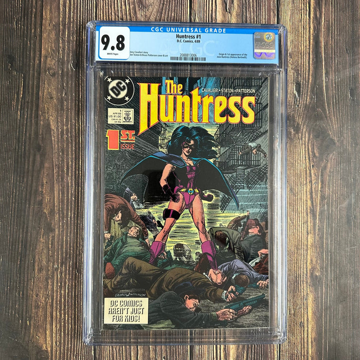 Bry's Comics Huntress #1 CGC 9.8 1st appearance of Huntress, Helena Bertinelli