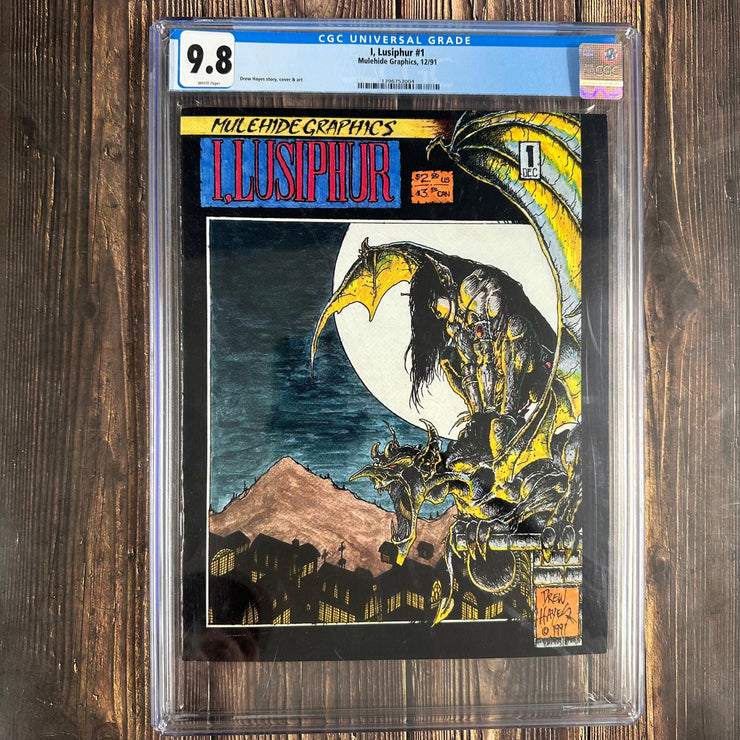 Bry's Comics I, Lusiphur #1 CGC 9.8 WP Cover Art by Drew Hayes, Series that preceded the Poison Elves*