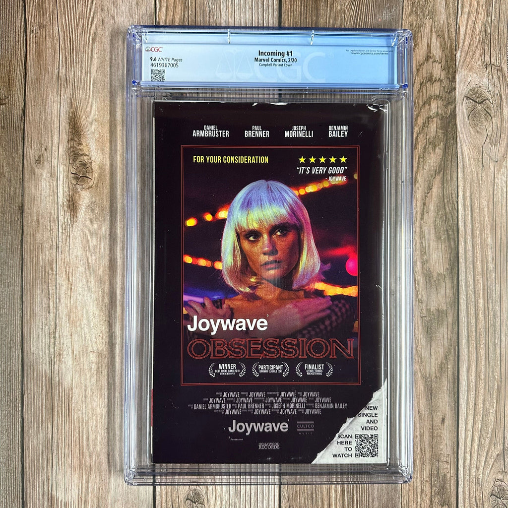 Bry's Comics Incoming #1 CGC 9.6 WP 1:500 "Women of Marvel" variant cover by J. Scott Campbell, One-shot murder mystery closing out Marvel's 80th year of publishing