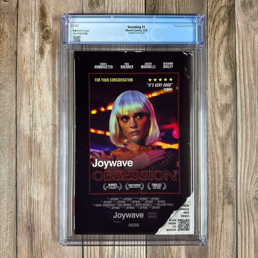 Bry's Comics Incoming #1 CGC 9.8 WP 1:500 "Women of Marvel" Campbell Variant Cover (Cert: 7008)