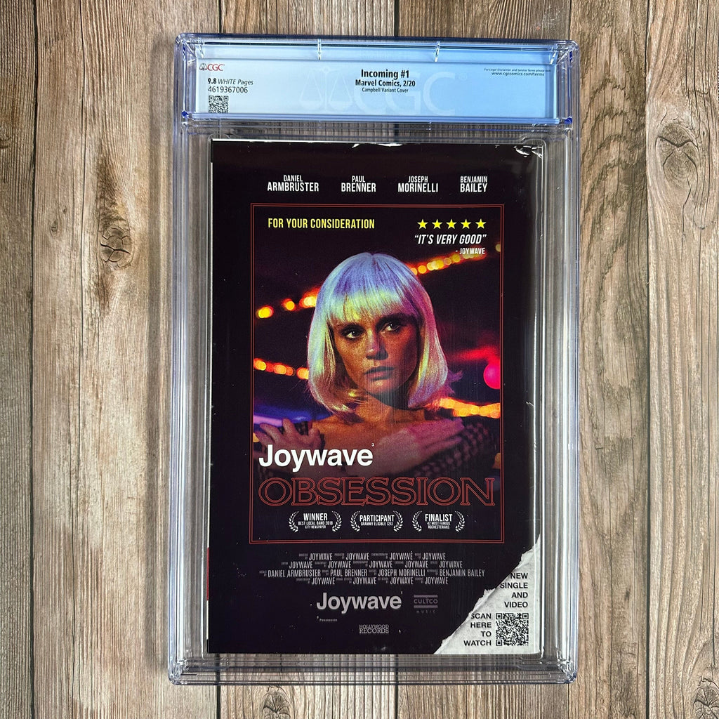Bry's Comics Incoming #1 CGC 9.8 WP 1:500 "Women of Marvel" variant cover by J. Scott Campbell, One-shot murder mystery closing out Marvel's 80th year of publishing