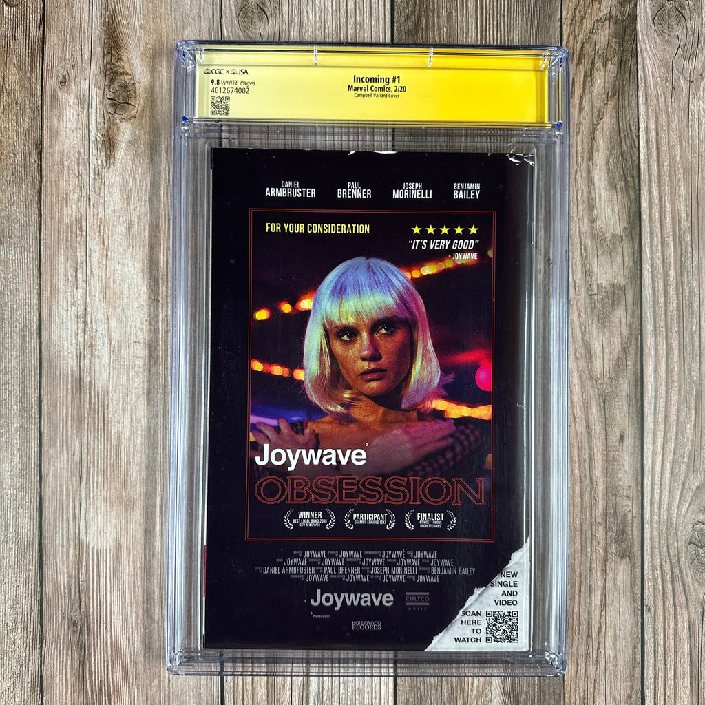 Bry's Comics Incoming #1 CGC 9.8 WP Authenticated Signature of J.Scott Campbell, 1:500 "Women of Marvel" Campbell Variant Cover (Cert: 4002)