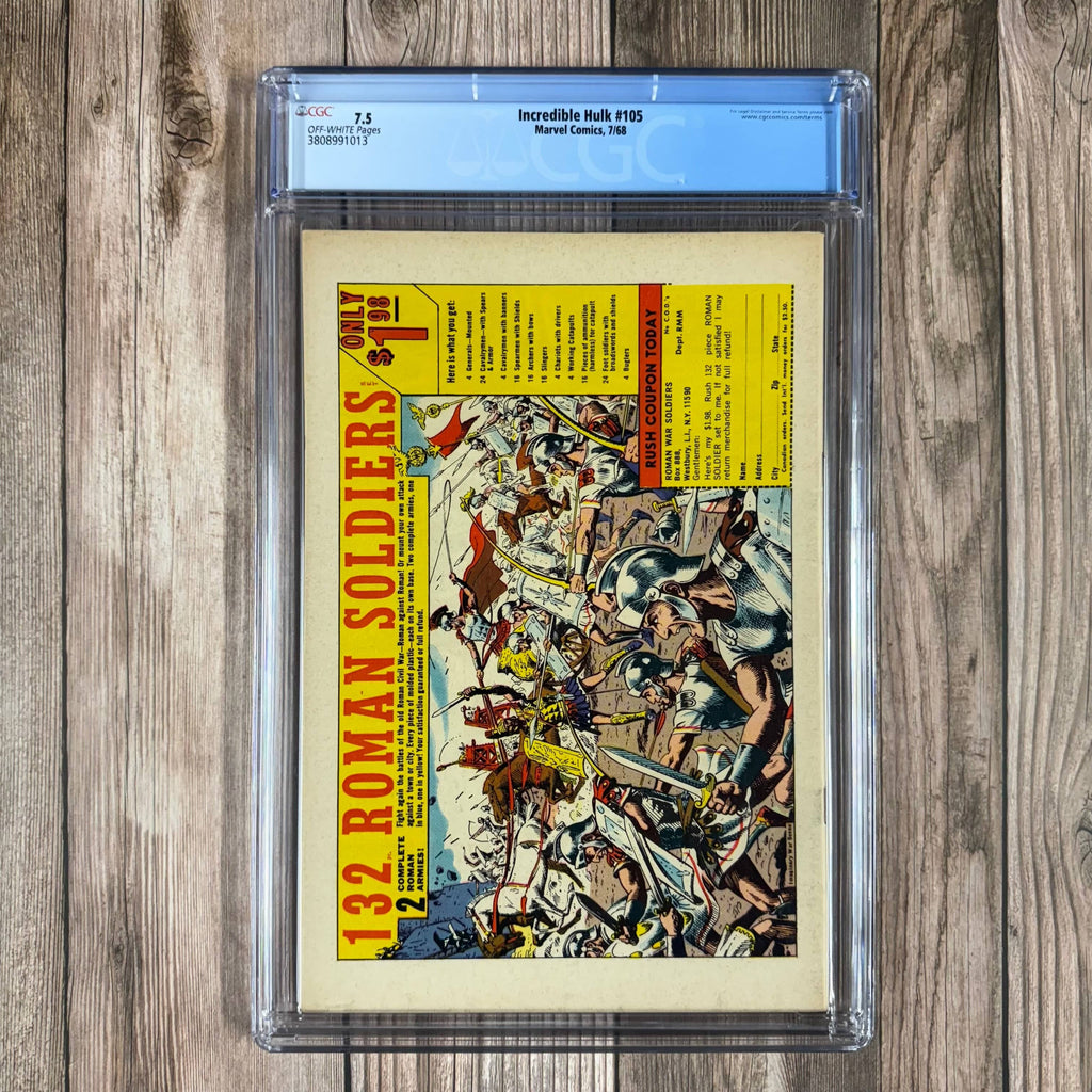 Bry's Comics Incredible Hulk #105 CGC 7.5 1st appearance and origin of the Missing Link
