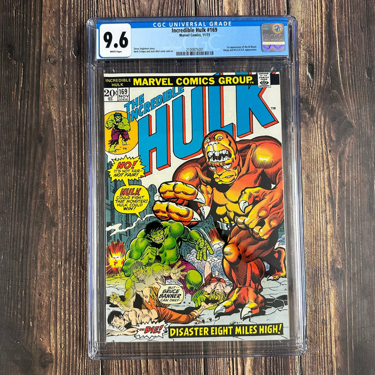 Bry's Comics Incredible Hulk #169 CGC 9.6 WP, 1st app of Bi-Beast