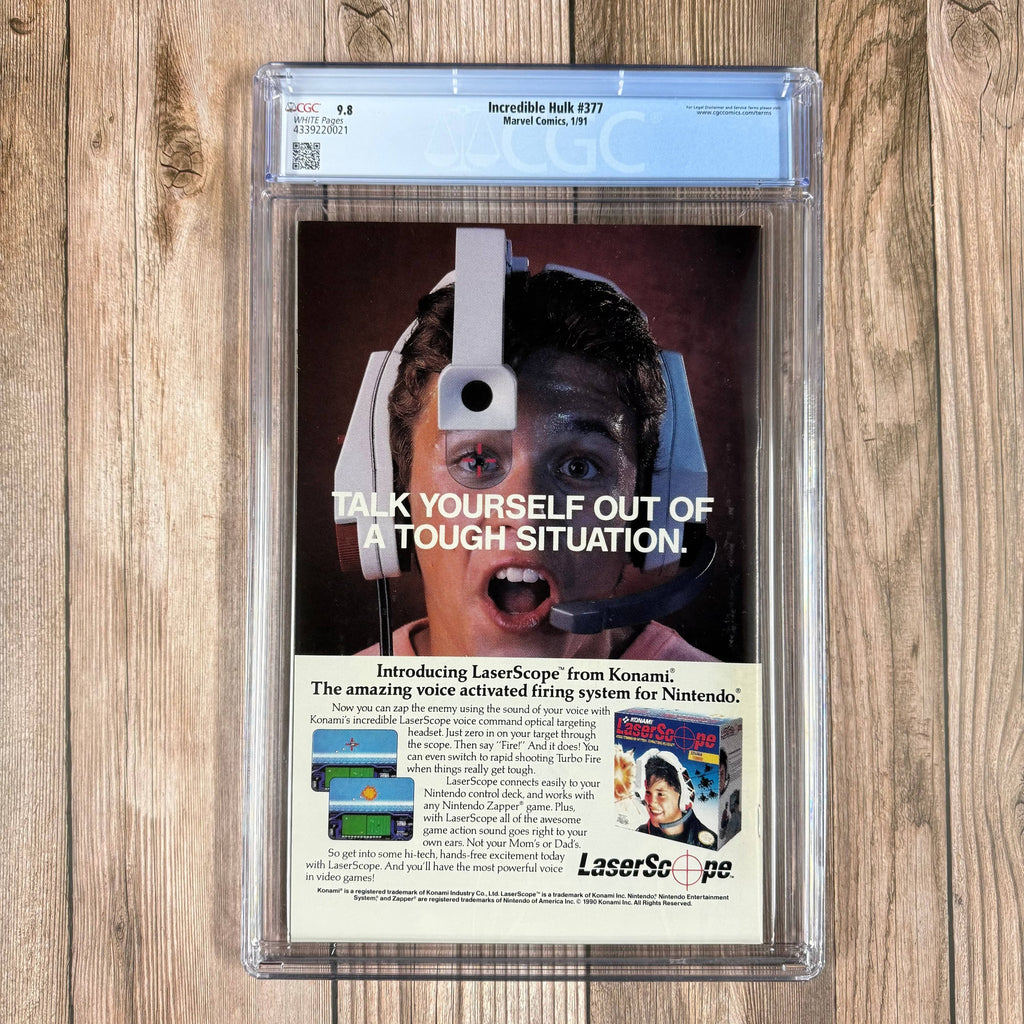 Bry's Comics Incredible Hulk #377 CGC 9.8 WP 1st appearance of Professor Hulk and Guilt Hulk