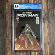 Bry's Comics Infamous Iron Man #1 CGC 9.8 WP 1:25 Variant cover art by Esad Ribic, Doctor Doom becomes Iron Man, Debut of Tony Stark as an artificial intelligence digital projection