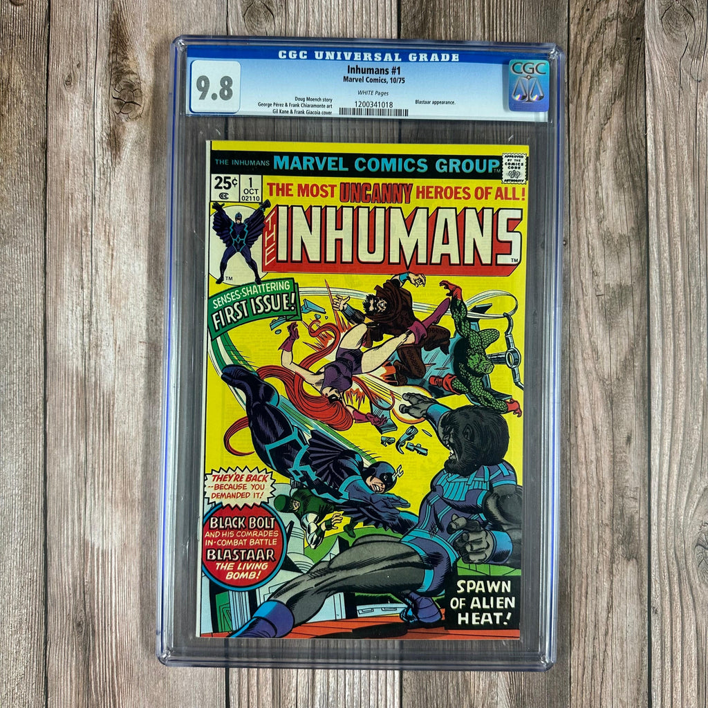 Bry's Comics Inhumans #1 CGC 9.8 WP Premiere issue of the first ongoing series