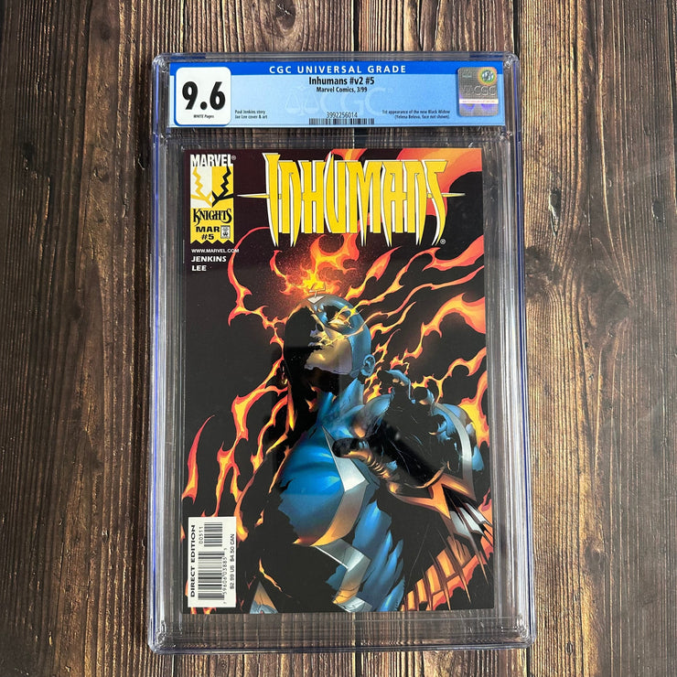 Bry's Comics Inhumans #5 Vol 2 CGC 9.6 1st appearance of Black Widow, Yelena Belova