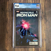 Bry's Comics Invincible Iron Man #9 CGC 9.6 1st full appearance of Riri Williams Variant Cover