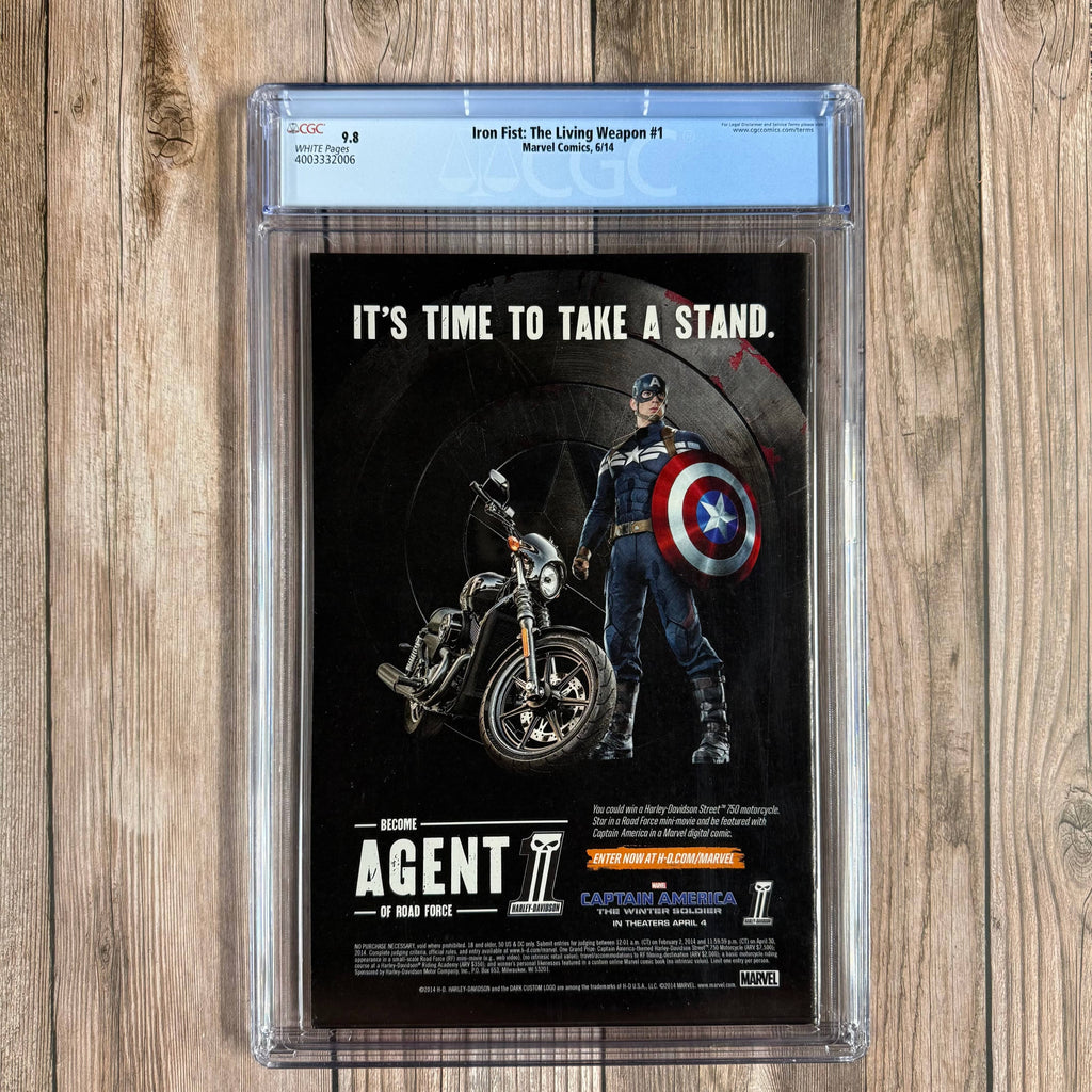 Bry's Comics Iron Fist: The Living Weapon #1 CGC 9.8 WP 1st appearance of Pei and Brenda Swanson