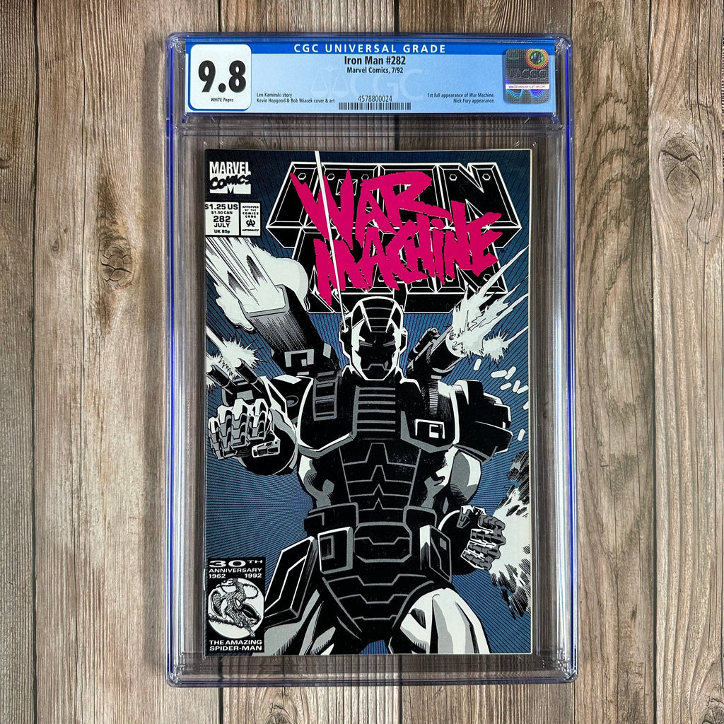 Bry's Comics Iron Man #282 CGC 9.8 WP 1st cover appearance of the War Machine armor