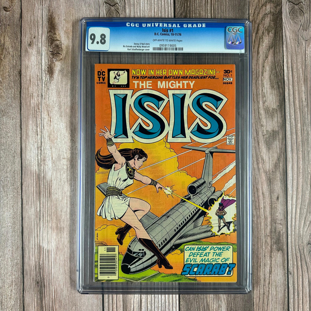 Bry's Comics Isis #1 CGC 9.8 Premiere issue adapted from the 1975 live-action TV series