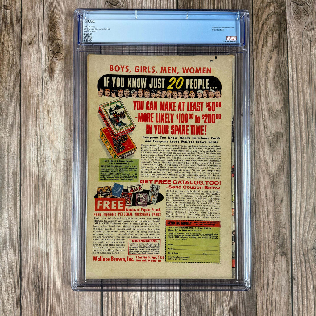 Bry's Comics Journey Into Mystery #83 CGC 4.5 1st appearance and origin of Thor, intro of Mjolnir, 1st appearance of Donald Blake and the Kronans *Trade Avail.