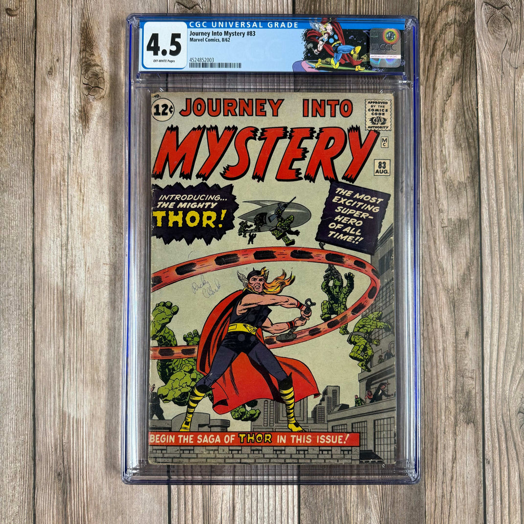 Bry's Comics Journey Into Mystery #83 CGC 4.5 1st appearance and origin of Thor, intro of Mjolnir, 1st appearance of Donald Blake and the Kronans *Trade Avail.