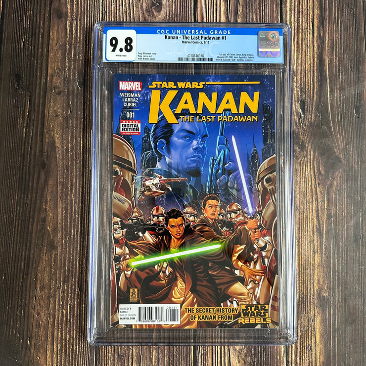 Bry's Comics Kanan - the Last Padawan #1 CGC 9.8 1st cameo appearance of Sabine Wren & More