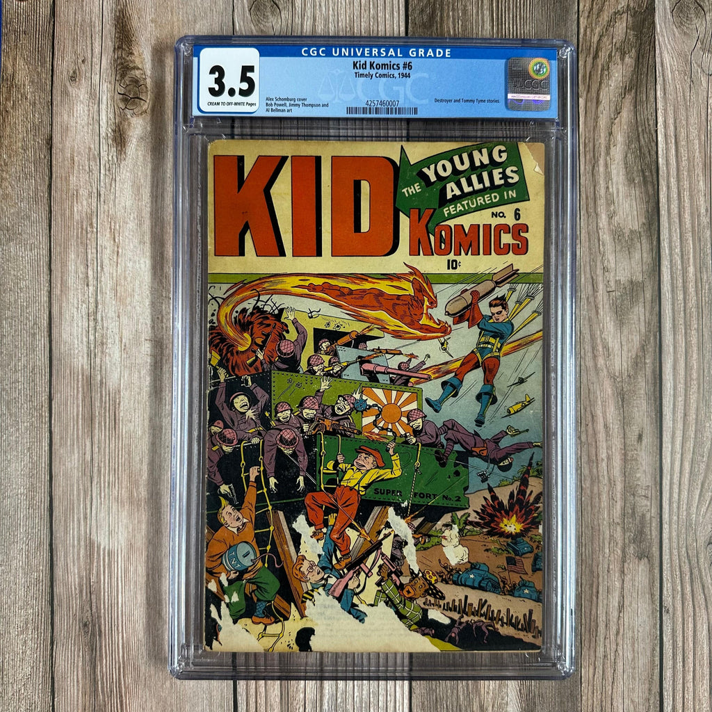 Bry's Comics Kid Komics #6 CGC 3.5 Cover Art by Alex Schomburq