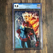 Bry's Comics Life of Captain Marvel #1 CGC 9.8 1:200 Virgin Variant cover art by Artgerm