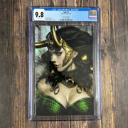 Bry's Comics Loki #1 CGC 9.8 1:100 Virgin Variant cover art by Artgerm