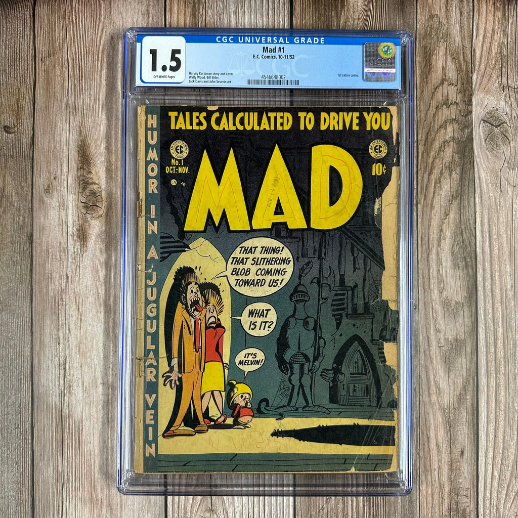 Bry's Comics Mad #1 CGC 1.5 Premiere issue of the long-running satirical magazine