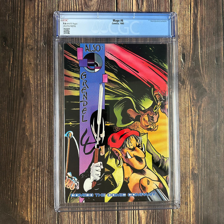 Bry's Comics Mage #6 CGC 9.6 1st appearance of Grendel in color