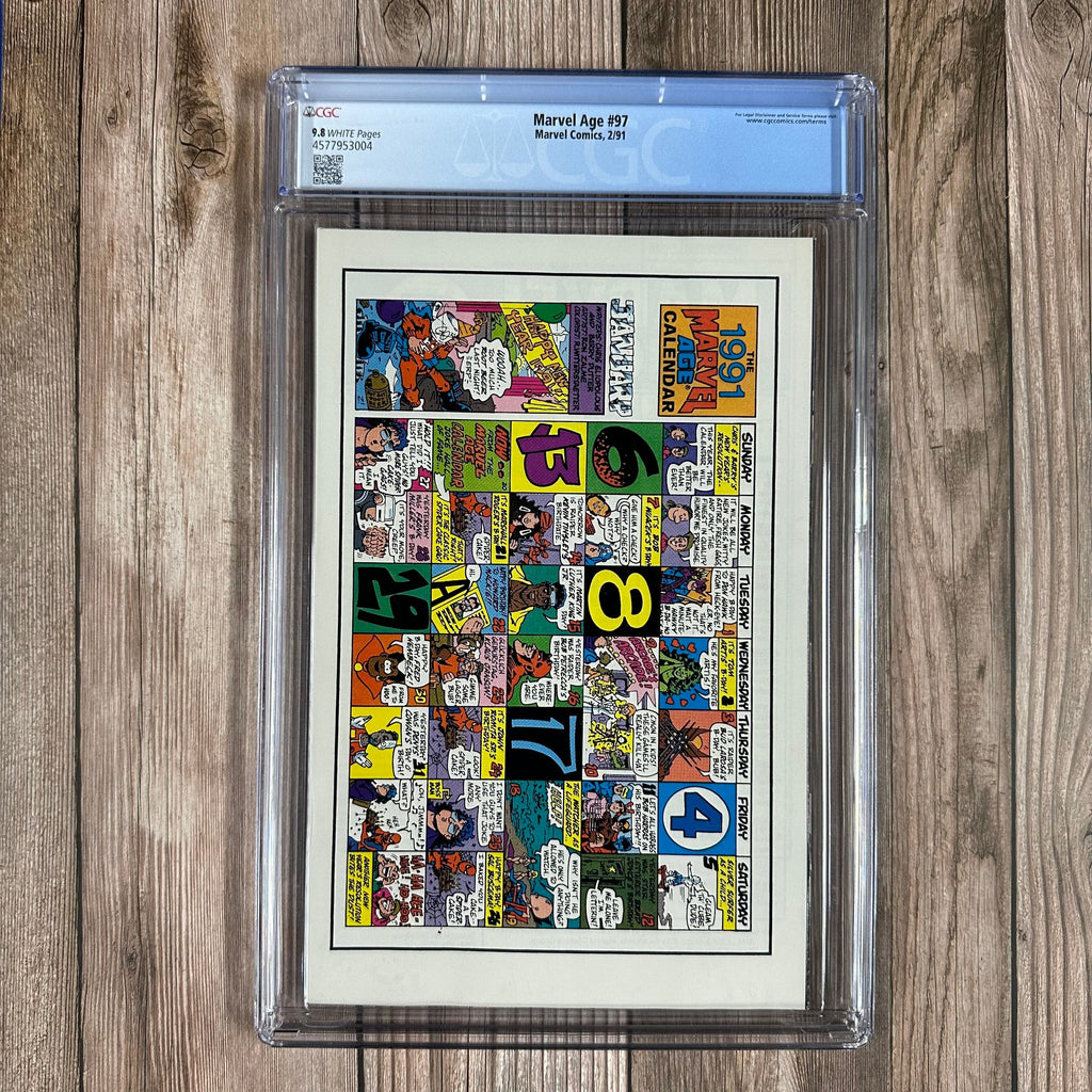 Bry's Comics Marvel Age #97 CGC 9.8 WP Preview appearance of Darkhawk