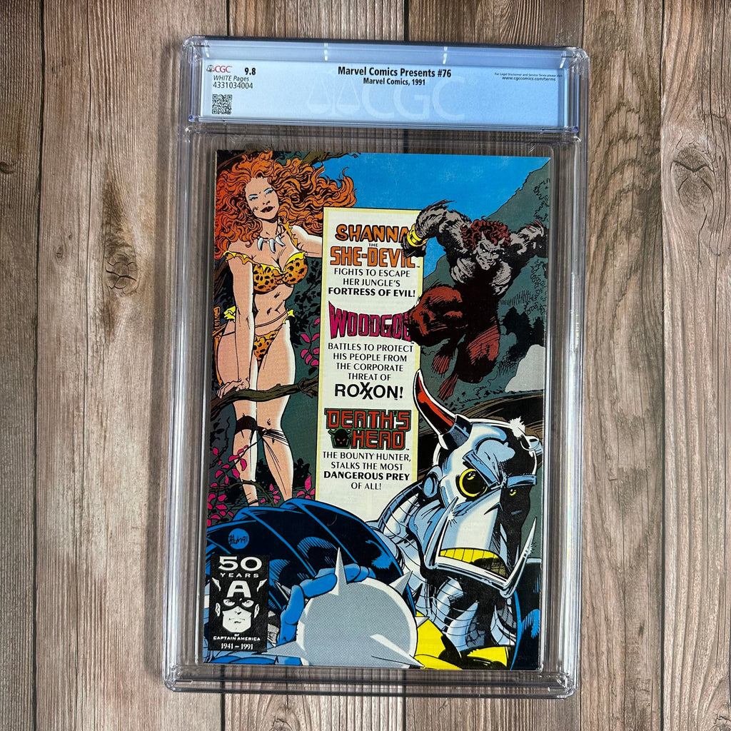 Bry's Comics Marvel Comics Presents #76 CGC 9.8 WP COOL Cover by Barry Windsor-Smith