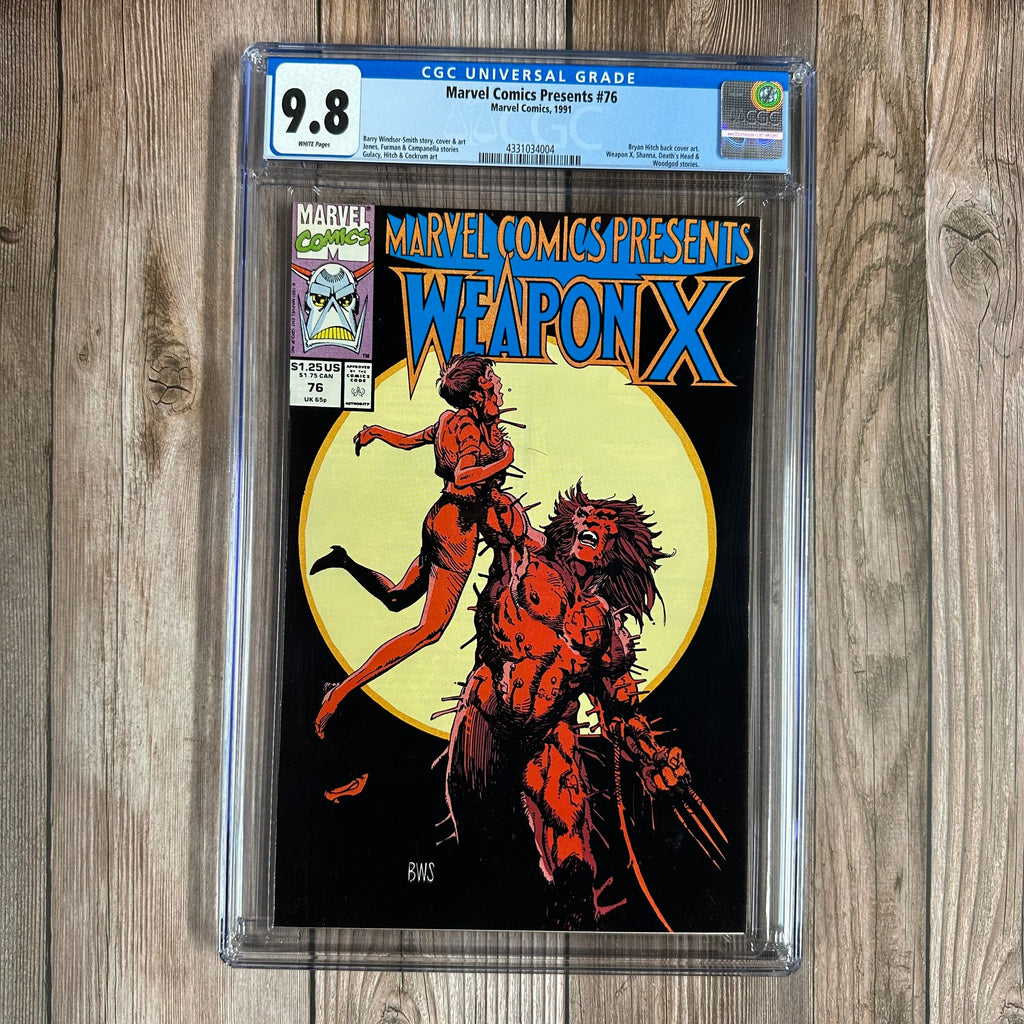 Bry's Comics Marvel Comics Presents #76 CGC 9.8 WP COOL Cover by Barry Windsor-Smith