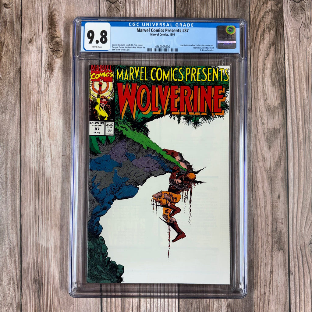 Bry's Comics Marvel Comics Presents #87 CGC 9.8 WP Cover art by Sam Kieth, Story featuring Wolverine, Firestar, Beast & Shroud