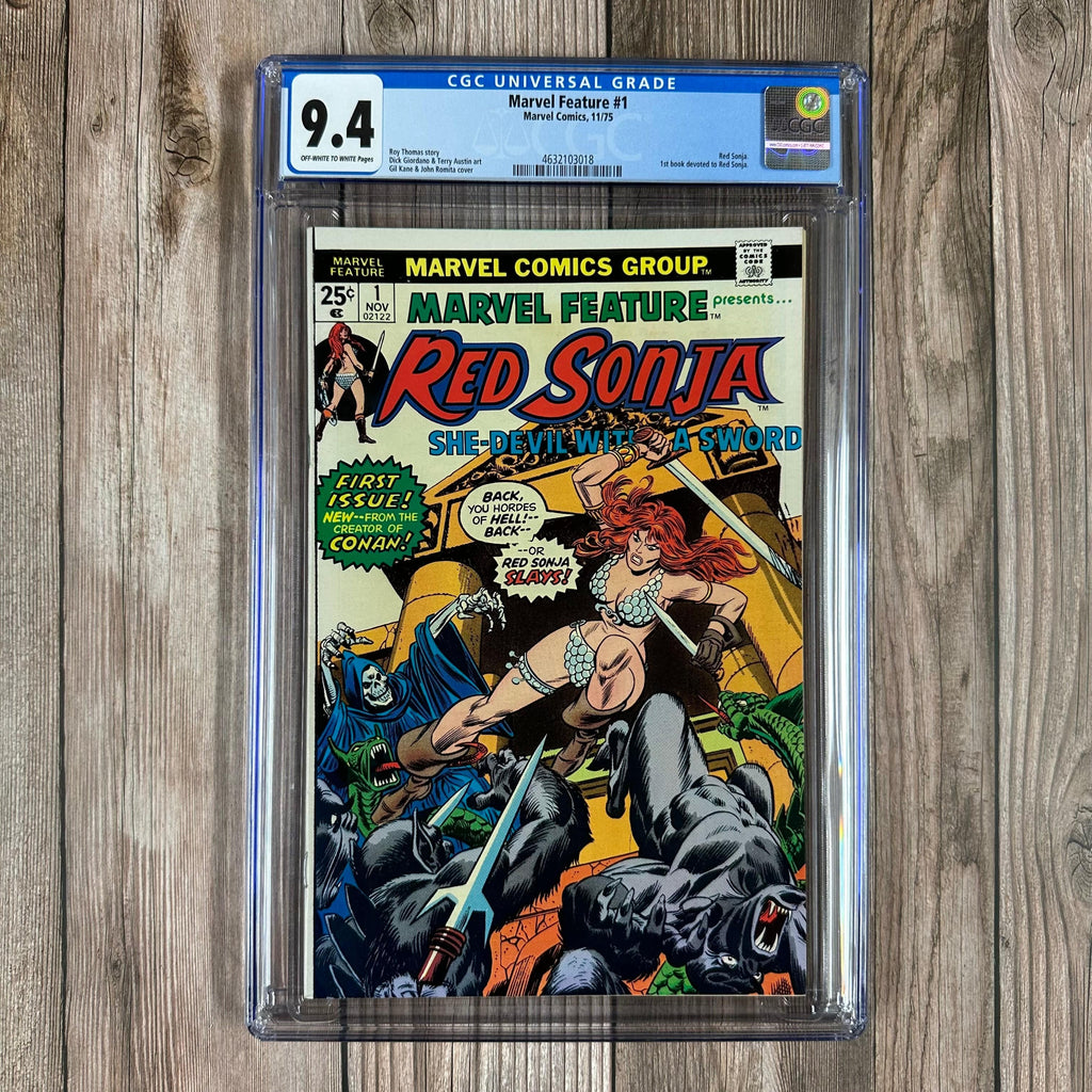 Bry's Comics Marvel Feature #1 CGC 9.4 1st headlining title featuring Red Sonja