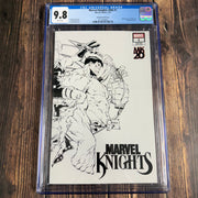 Bry's Comics Marvel Knights 20th #1 CGC 9.8 1:200 Quesada Sketch Cover