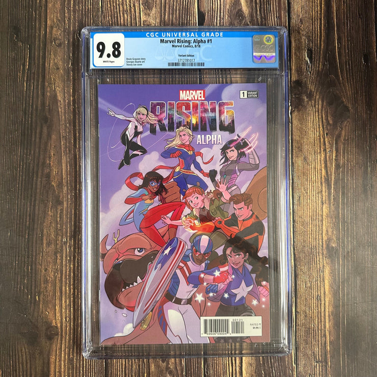 Bry's Comics Marvel Rising: Alpha #1 CGC 9.8 WP, Ember Quad becomes Emulator