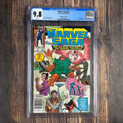 Bry's Comics *  Marvel Saga: The Official History of the Marvel Universe #1 CGC 9.8 WP Canadian Price Variant