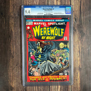 Bry's Comics Marvel Spotlight #4 CGC 9.4 (3rd appearance of Werewolf by Night)