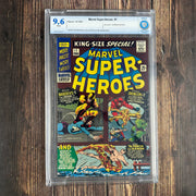 Bry's Comics Marvel Super Heroes #1 CBCS 9.6 WP 1st one-shot format published by Marvel