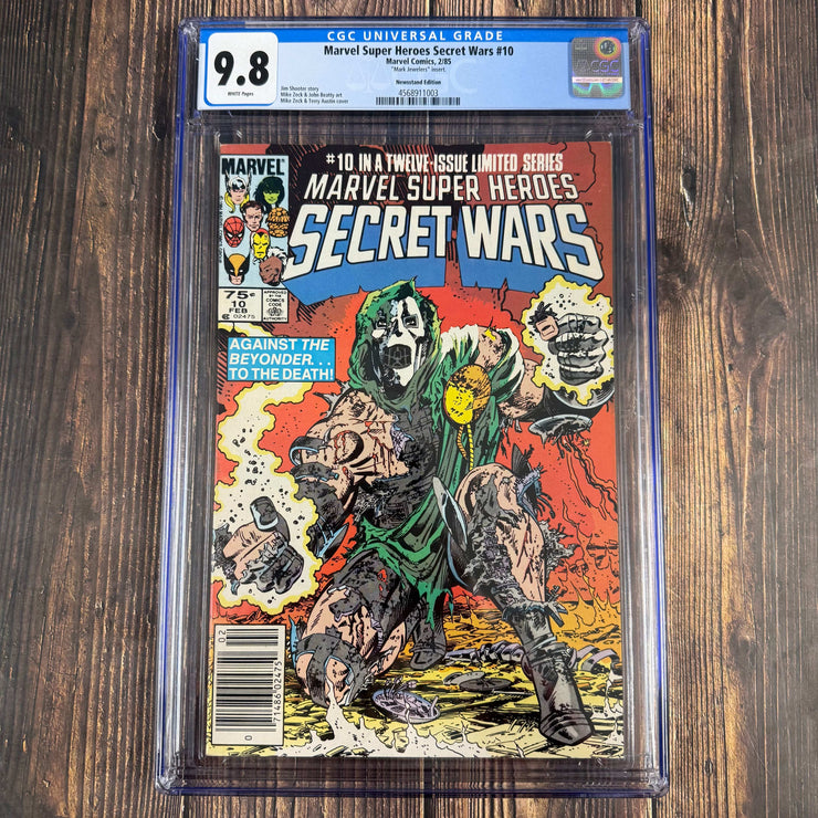 Bry's Comics Marvel Super Heroes Secret Wars #10 CGC 9.8 WP Mark Jewelers Insert! 1 of 1?