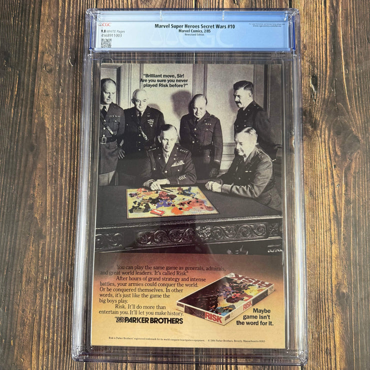 Bry's Comics Marvel Super Heroes Secret Wars #10 CGC 9.8 WP Mark Jewelers Insert! 1 of 1?