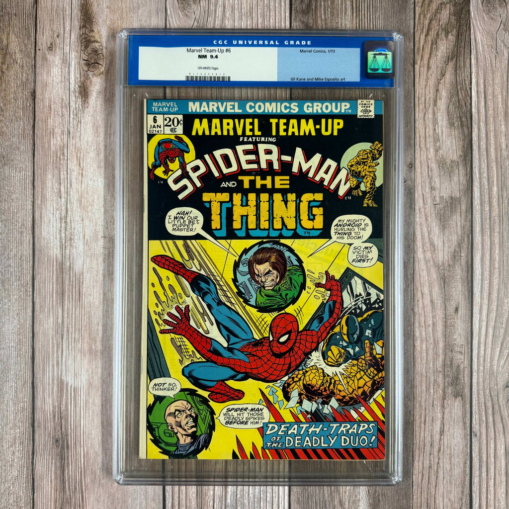 Bry's Comics Marvel Team-Up #6 CGC 9.4 OLD LABEL, CLASSIC Cover Art by Gil Kane