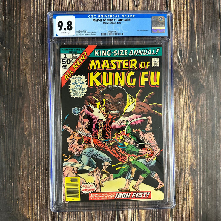 Bry's Comics *  Master of Kung-Fu Annual #1 CGC 9.8 1st appearance of Quan-St'ar