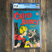 Bry's Comics *  Miss Cairo Jones #1 CGC 7.5 Cover art by Bob Oksner