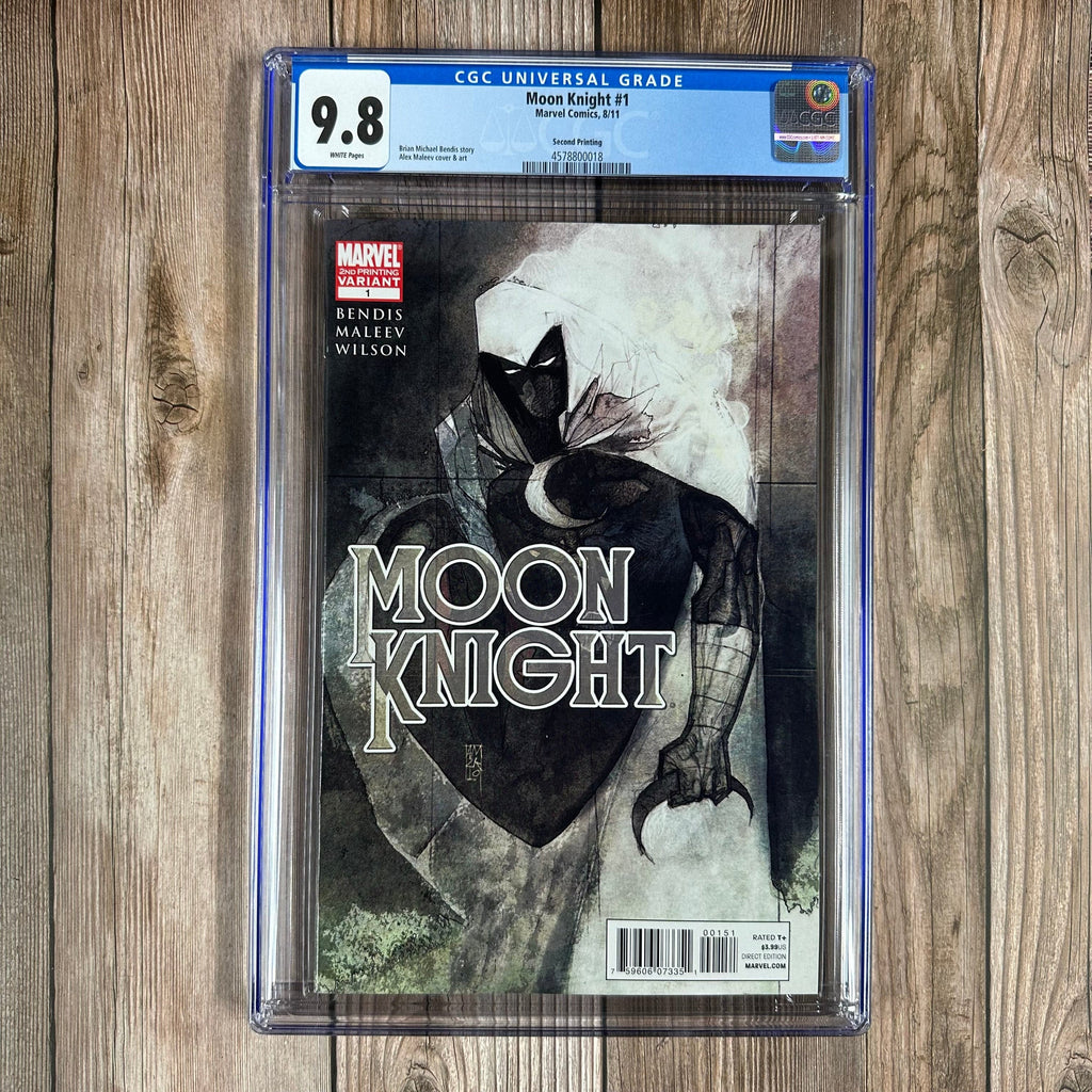 Bry's Comics Moon Knight #1 CGC 9.8 WP Second printing, Premiere issue of the fourth series