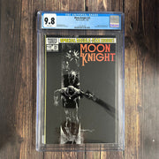 Bry's Comics Moon Knight #25 CGC 9.8 WP, 1st appearance of Black Spectre ICONIC COVER by Bill Sienkiewicz