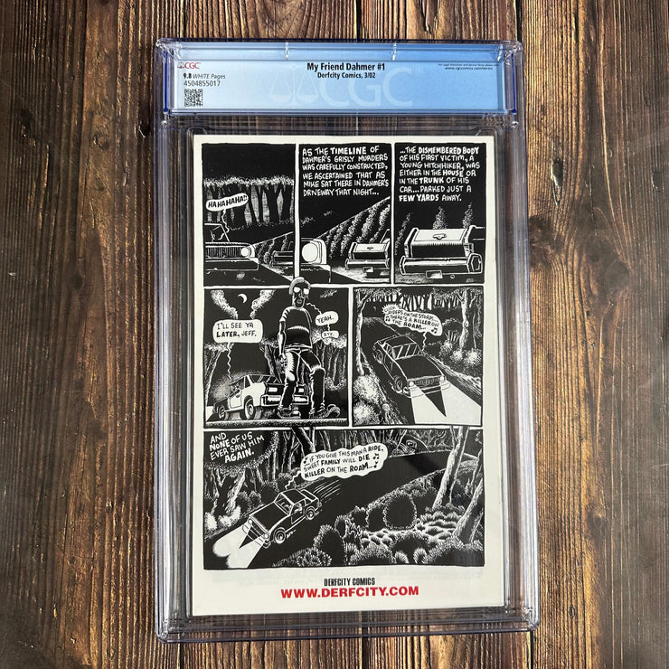 Bry's Comics My Friend Dahmer #1 CGC 9.8 WP Eisner-Nominated One-Shot by Derf