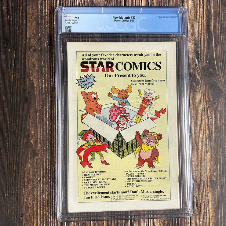 Bry's Comics New Mutants #27 CGC 9.8 WP, Legion Appearance