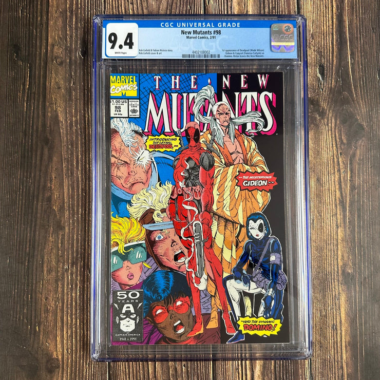 Bry's Comics New Mutants #98 CGC 9.4 1st app of Deadpool, Copycat & Gideon