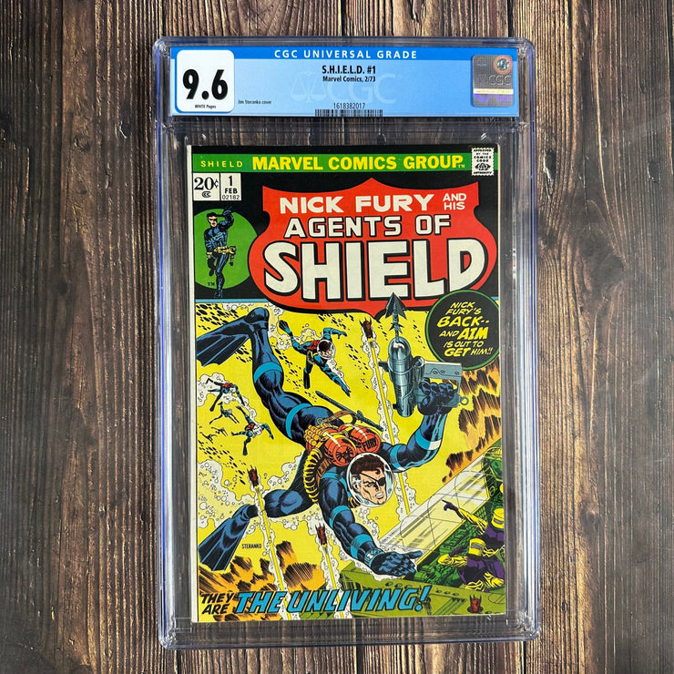Bry's Comics * Nick Fury and His Agents of S.H.I.E.L.D. #1 CGC 9.6 WP Cool Cover by Jim Steranko