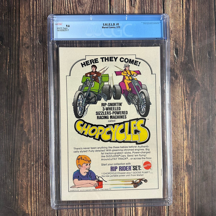 Bry's Comics * Nick Fury and His Agents of S.H.I.E.L.D. #1 CGC 9.6 WP Cool Cover by Jim Steranko