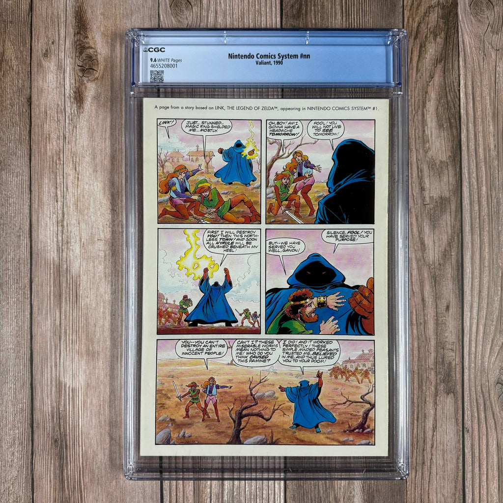 Bry's Comics Nintendo Comics System #NN CGC 9.6 1st appearance of Link from Zelda
