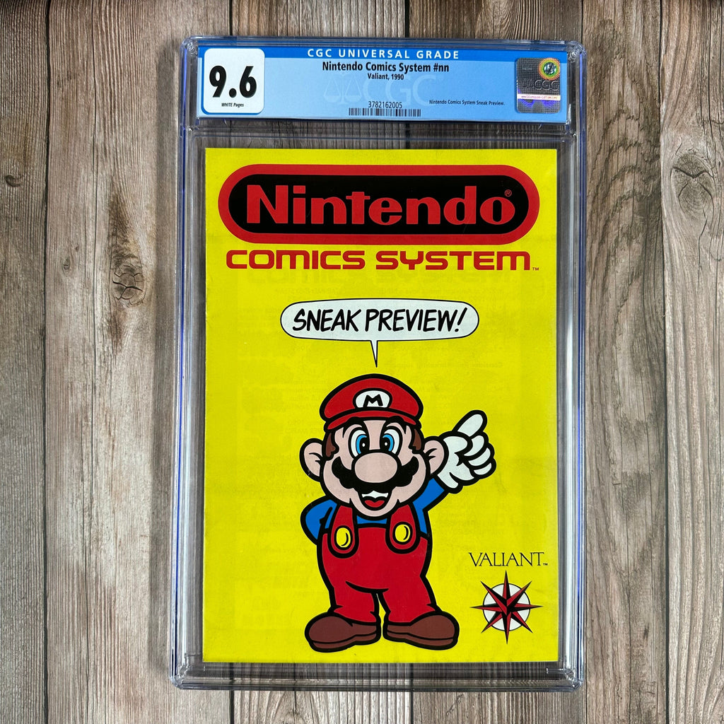 Bry's Comics Nintendo Comics System Sneak Preview CGC 9.6 WP 1st appearance of Link from Zelda