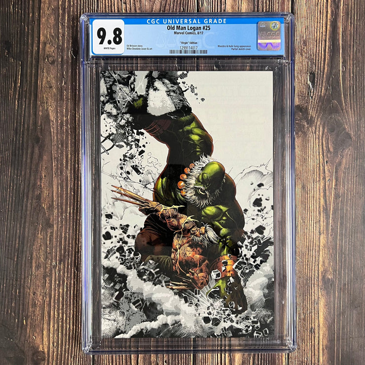 Bry's Comics Old Man Logan #25 CGC 9.8 "Virgin" Cover by Mike Deodato